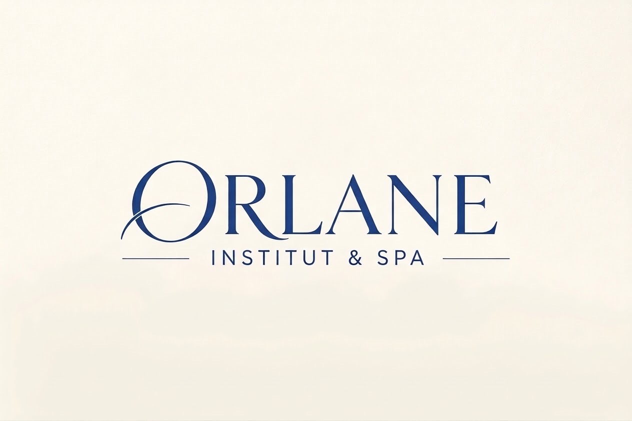 Orlane Institut & Spa — logo officiel sur fond crème